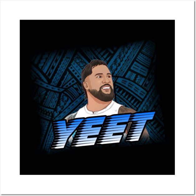 Jey Uso YEET Wall Art by Tuna2105